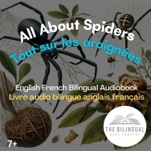 cover All About Spiders English French Bilingual Kids Book