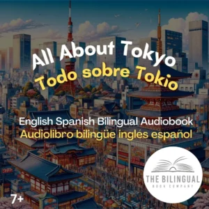 cover All About Tokyo English Spanish Bilingual Kids Book