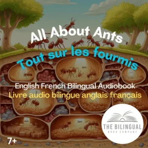 cover All About Ants English French Bilingual Kids Book