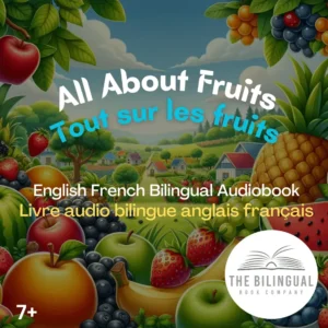 cover All About Fruits English French Bilingual Kids Book