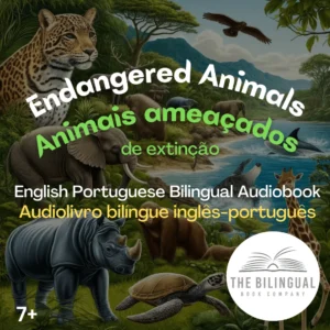 cover Endangered Animals English Portuguese Bilingual Audiobook