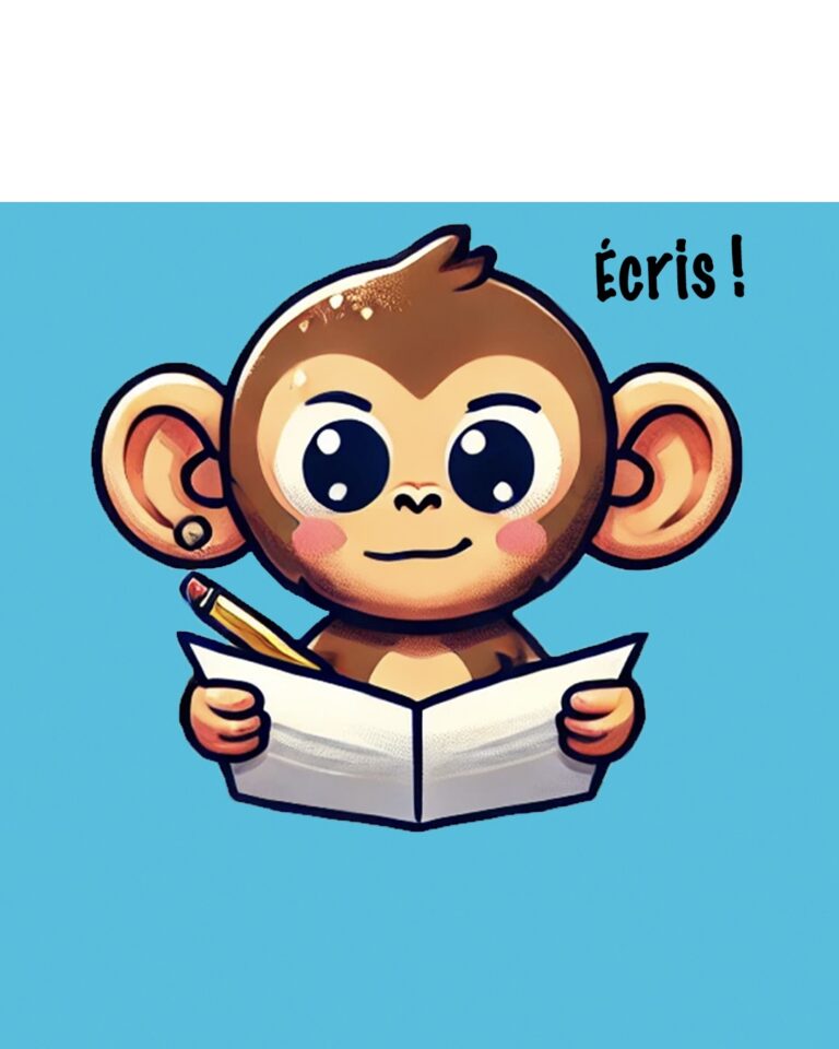 FRENCH-Monkey-WRITE-Bilingual-English-French-Audiobook-1080x1350